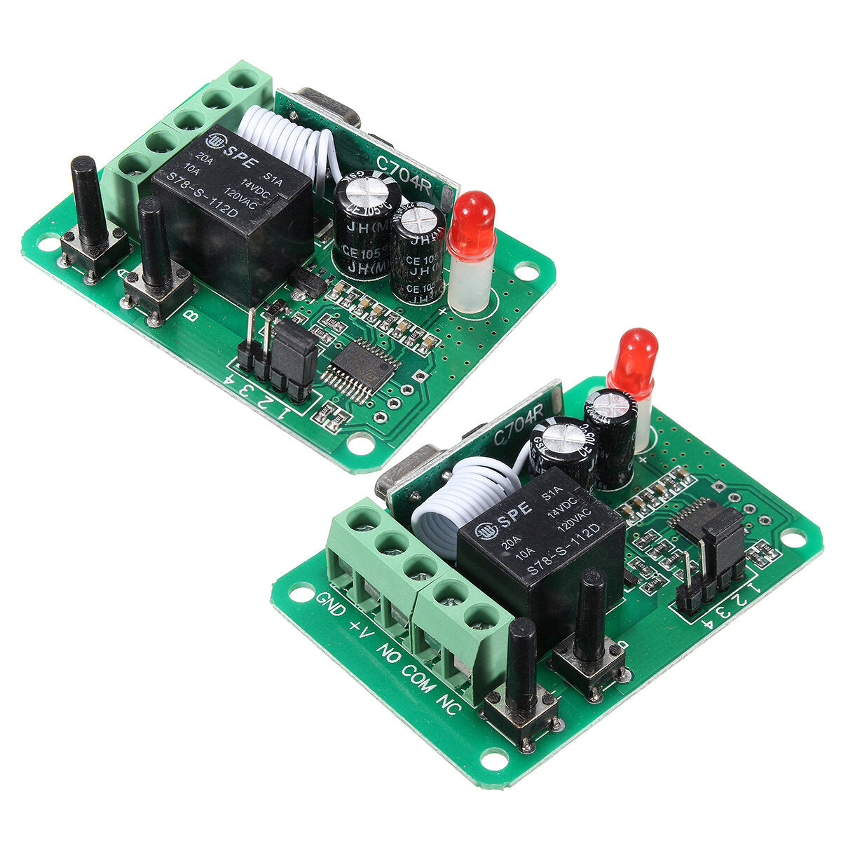 Dc12v 1ch 315/433mhz Wireless Time Delay Relay Rf Remote