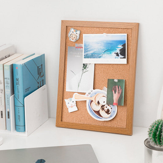 Deli Cork Board Message Home Note Wooden Frame Background