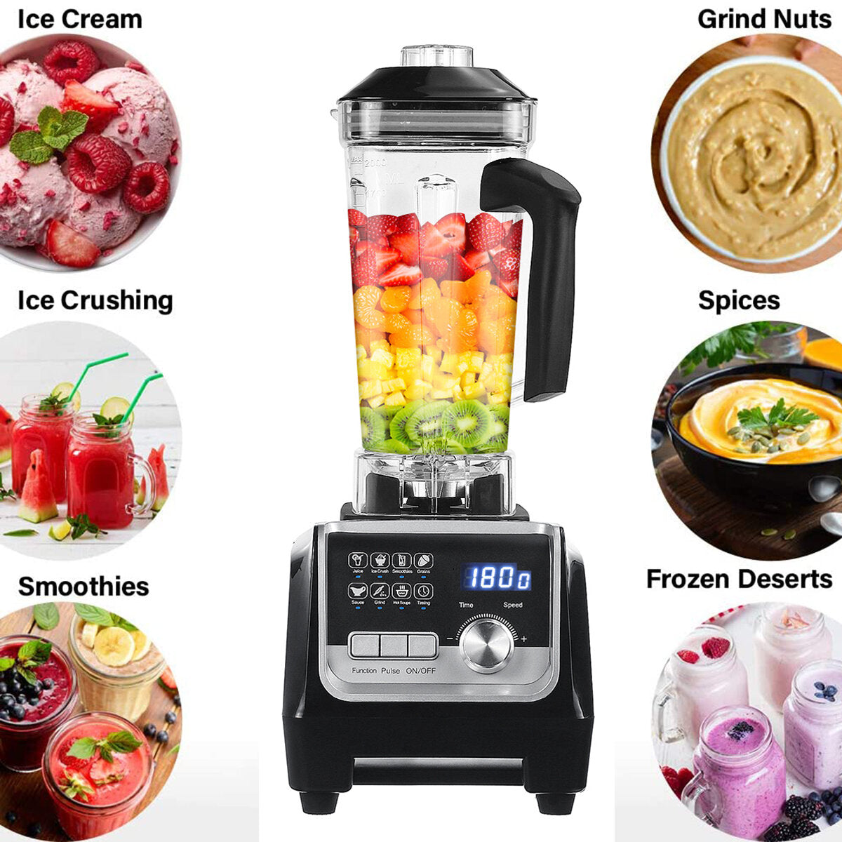 Digital 3hp Bpa Free 2l Automatic Touchpad Professional