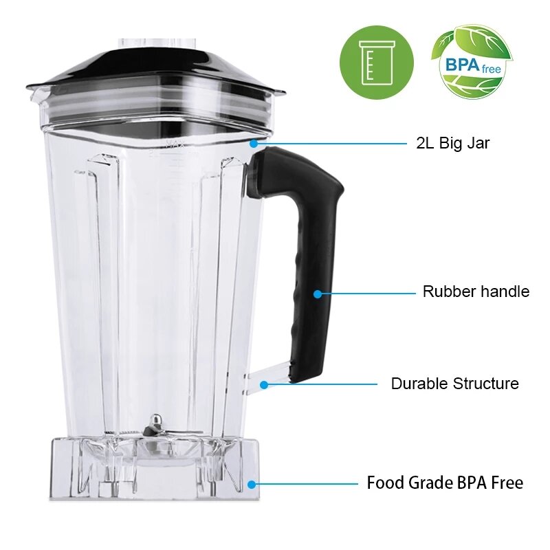 Digital 3hp Bpa Free 2l Automatic Touchpad Professional