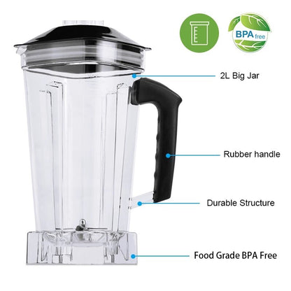 Digital 3hp Bpa Free 2l Automatic Touchpad Professional