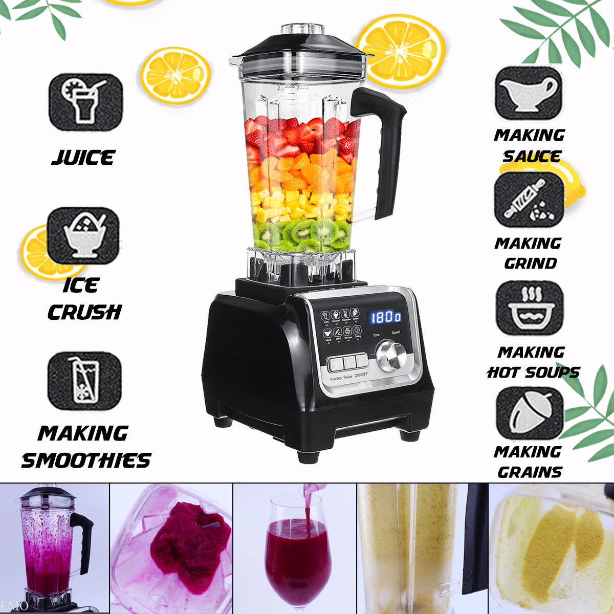 Digital 3hp Bpa Free 2l Automatic Touchpad Professional