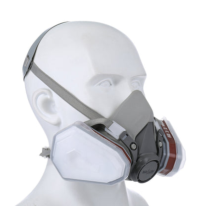 Double Layer Breathing Gas Mask Painting Spraying Respirator