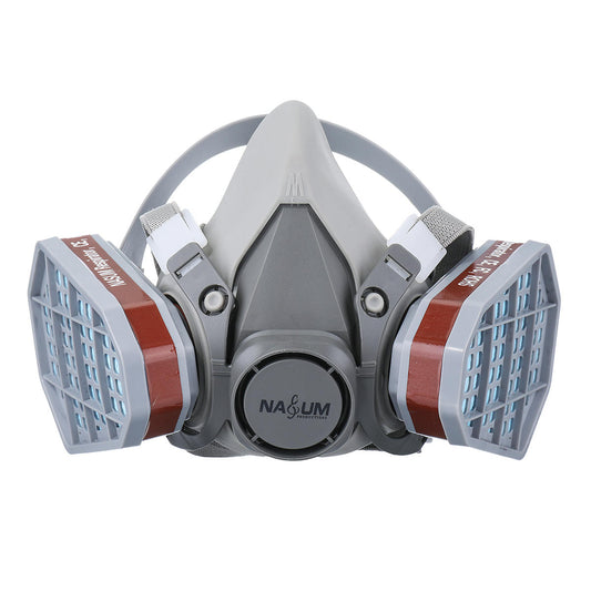 Double Layer Breathing Gas Mask Painting Spraying Respirator