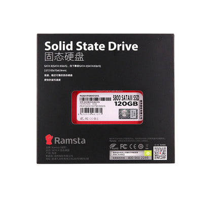 Ramsta 120G SATA3 SSD Solid State Drive High Speed Hard Disk 128G 240G 256G 480G 512G for Laptop Desktop PC S800