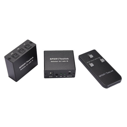 Newkeng NK-L21 SPDIF/ToslinK Video Switcher 2x1 with IR