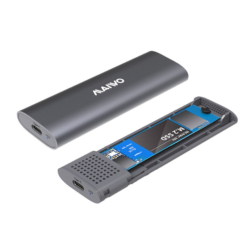 MAIWO K1689 M.2 Dual Protocol NVME SATA Hard Drive Enclosure 10Gbps Type-C USB3.1 GEN2 SSD Hard Disk Box