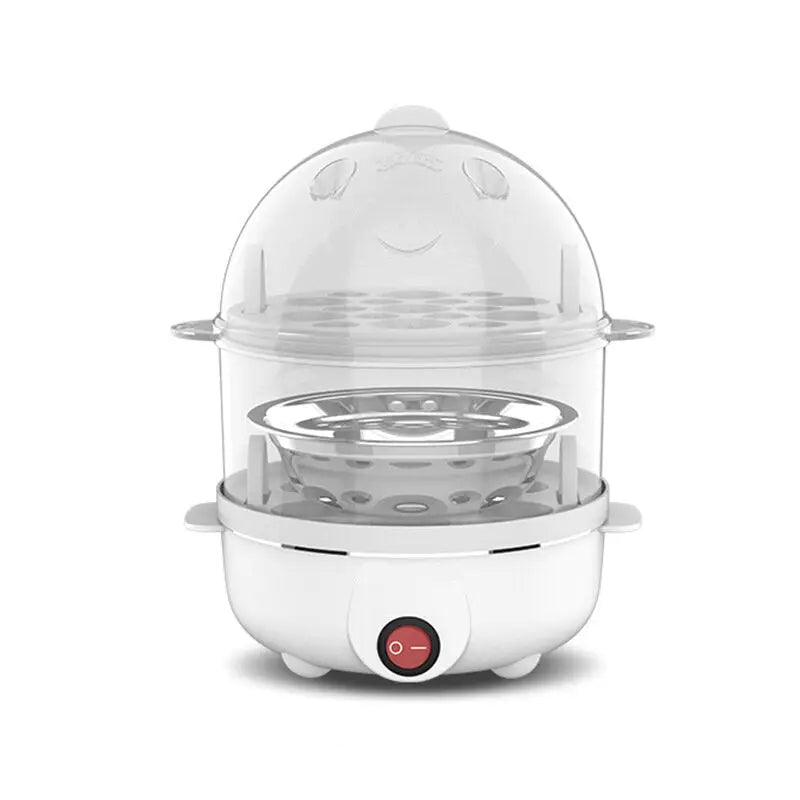 Electric Egg Steamer Breakfast Machine Double Layer Poacher