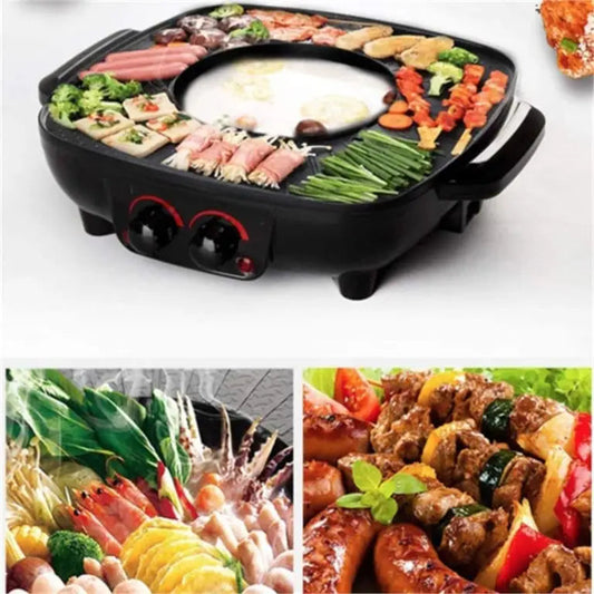 Electric Hot Pot Oven - Non-stick Coating Temp Control