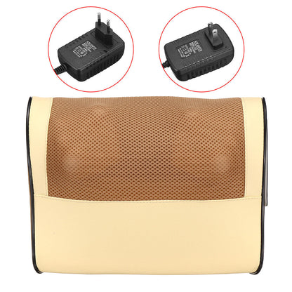 Electric Lumbar Neck Back Massage Pillow Cushion Infrared
