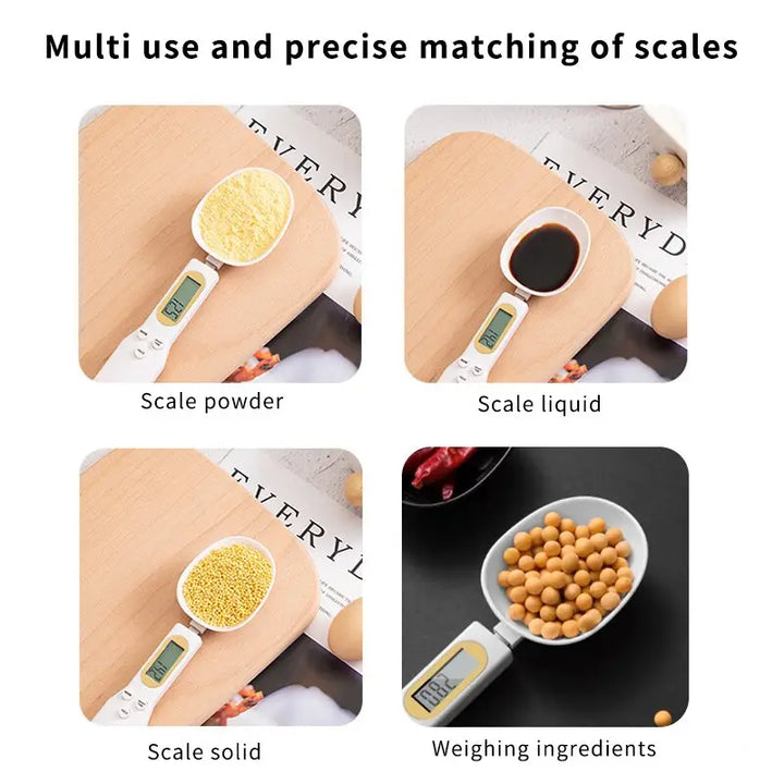 500g Electronic Kitchen Scale Coffee Scoop Digital Measurement With LCD Display Dog Food Milk Powder Tea Weighing Baking Tools VORDEO