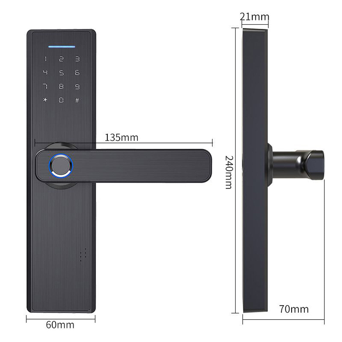 Electronic Smart Door Lock Biometric Fingerprint Digital