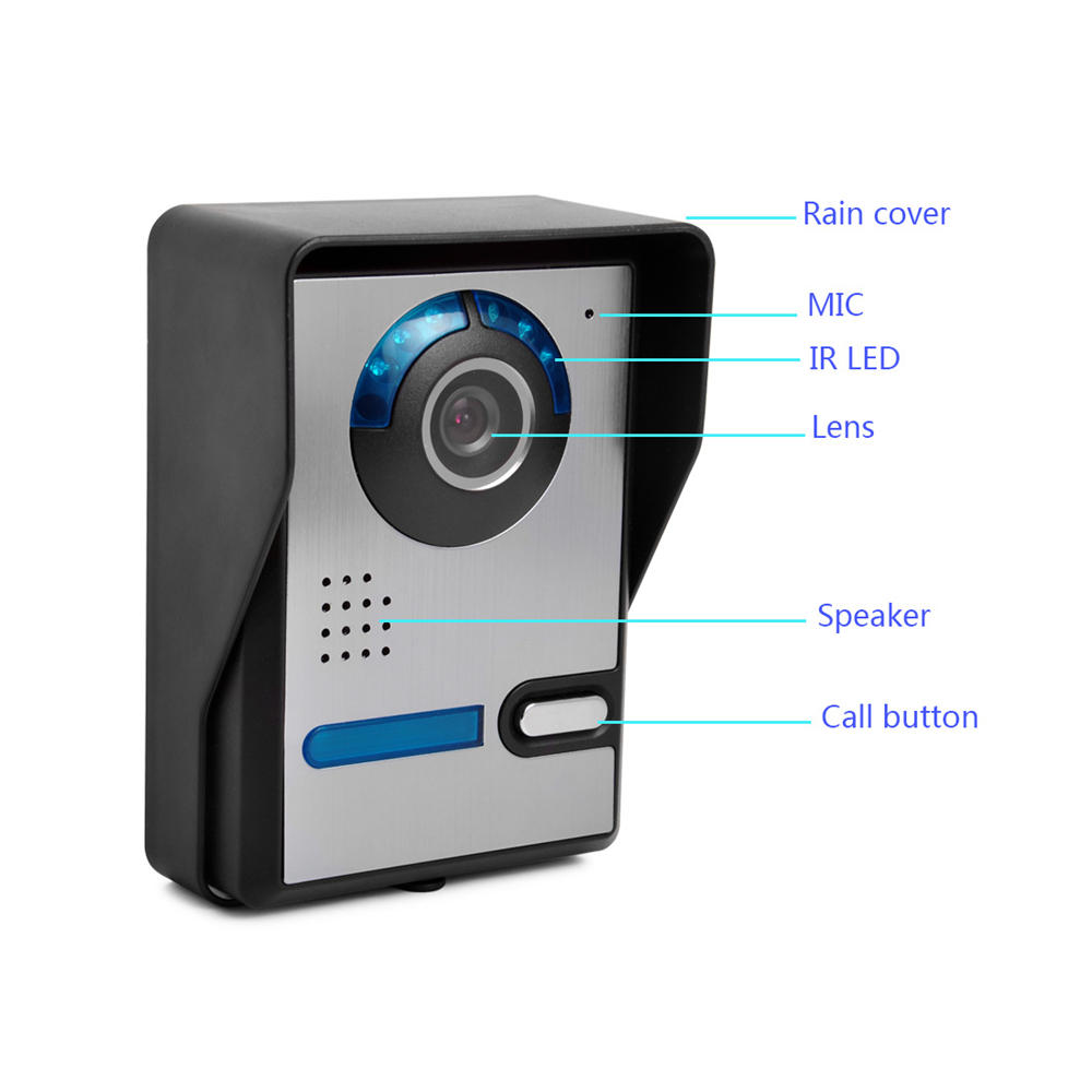 Ennio 815fa11 Hd 7 Inch Tft Color Video Door Phone Intercom