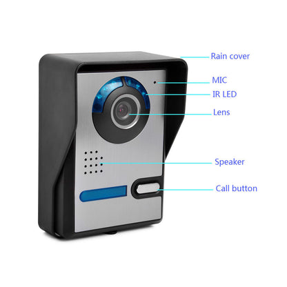 Ennio 815fa11 Hd 7 Inch Tft Color Video Door Phone Intercom