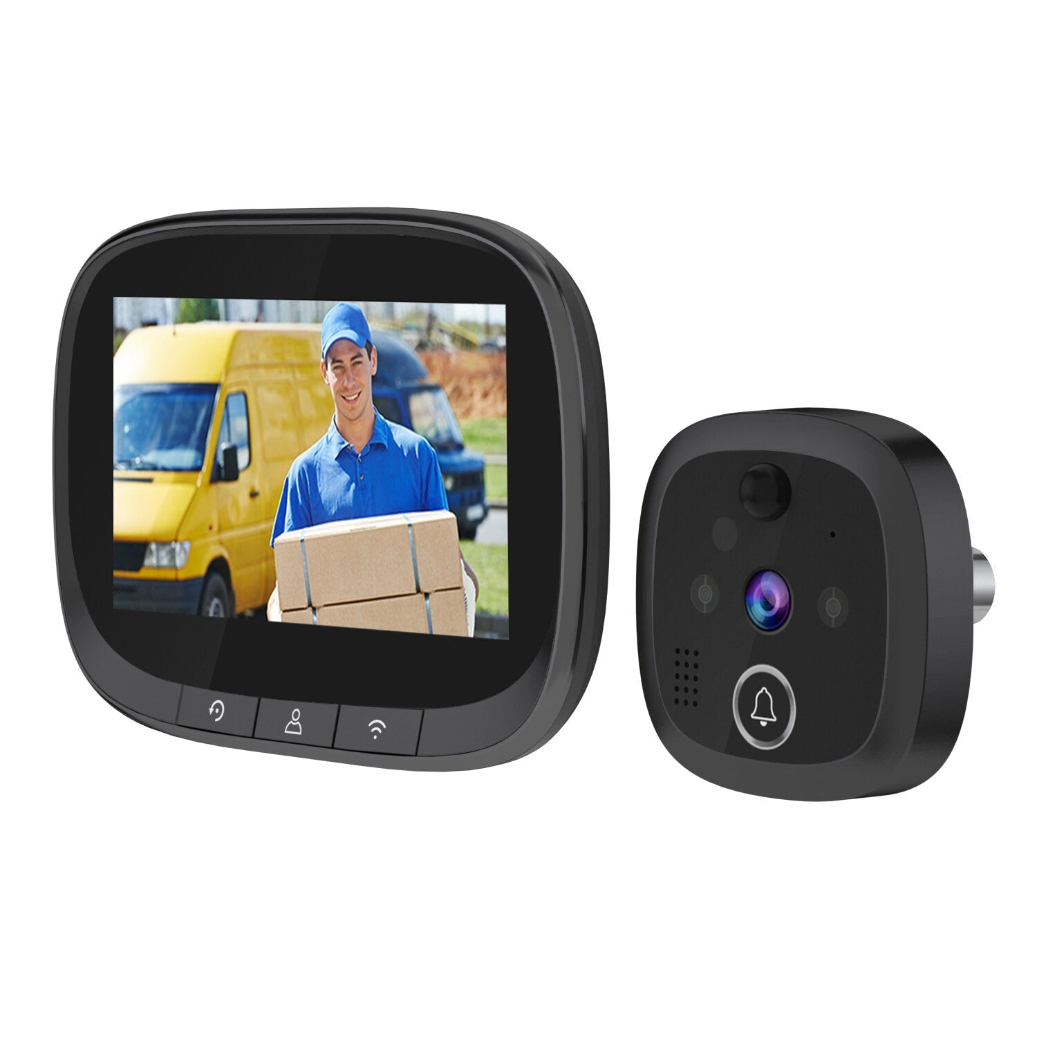 Escam C83 Wireless Doorbell 4.3inch Wifi Ip Door Viewer Hd