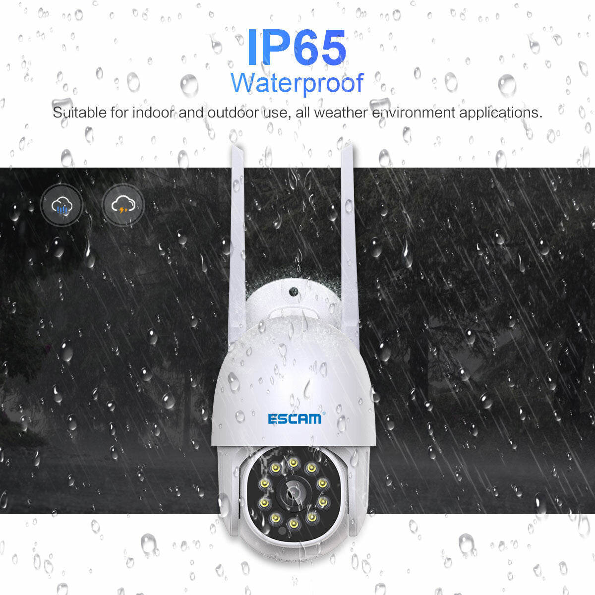 Escam Pt202 1080p Wifi Ip Camera Infrared Night Vision