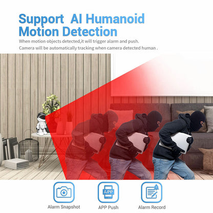 Escam Pt205 1080p Robot Ip Camera Security 360 Wifi Wireless