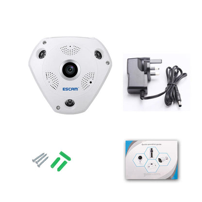 Escam Shark Qp180 960p Ip Wifi Camera 360 Degree Fisheye