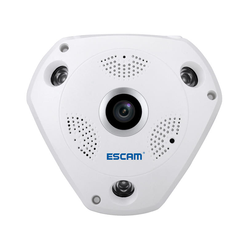 Escam Shark Qp180 960p Ip Wifi Camera 360 Degree Fisheye