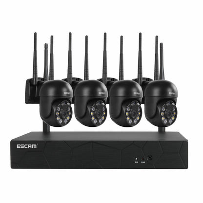Escam Wnk614 8ch 3mp Wireless Dome Camera Cctv Security