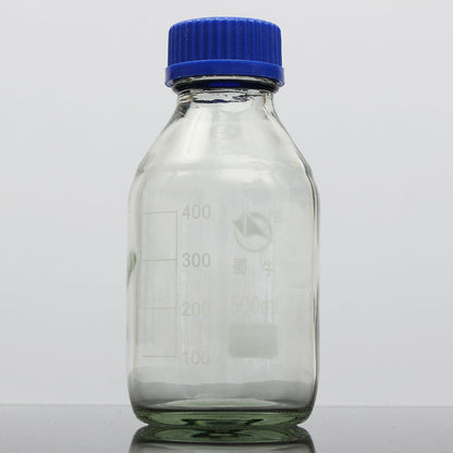 Experiment Glass Reagent Bottles Blue Screw Cap 100ml 250ml