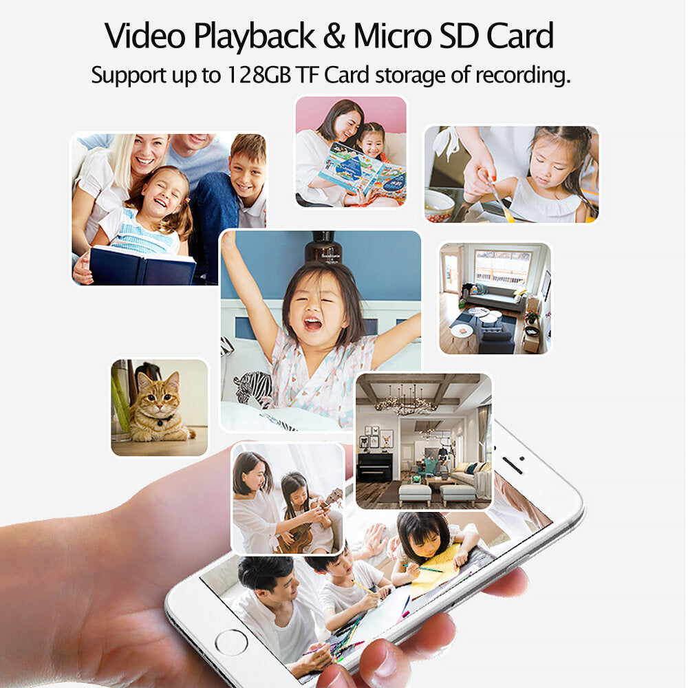Exq05-2mp 1080p Ip Camera Wifi Wireless Auto Tracking Baby