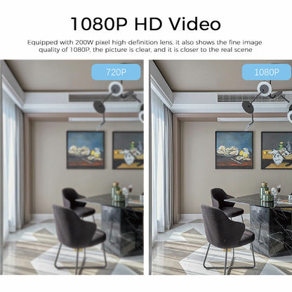 Exq05-2mp 1080p Ip Camera Wifi Wireless Auto Tracking Baby