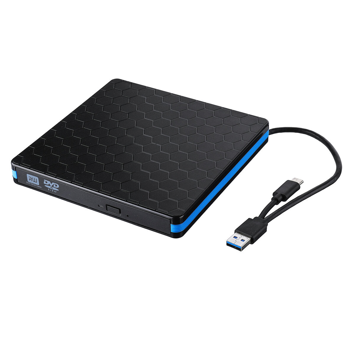 USB3.0 External Optical Drive CD DVD Burner 2K 3K DVD-RW Player Rewriter Data Transfer for PC Laptop Computer