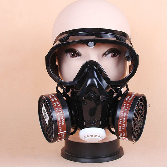 Face Gas Mask Filter Respirator Safety Respiratory Emergency