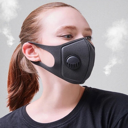 Face Mask Respirator With Breathing Valve Anti Pollution