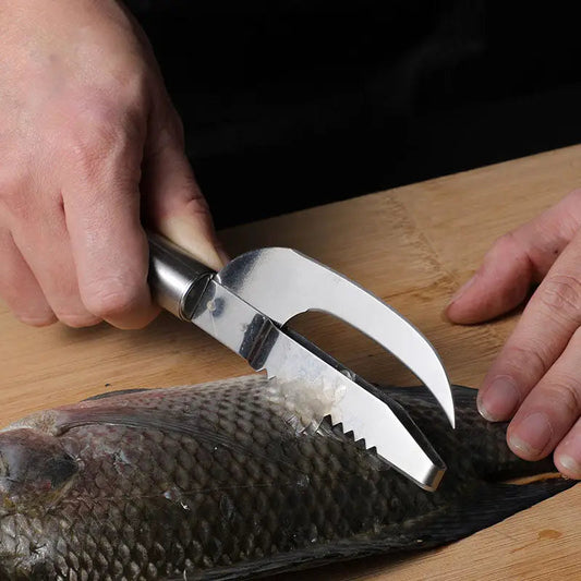 Fish Scale Knife Seafood Cutter Cleaning Peeler Can Opener