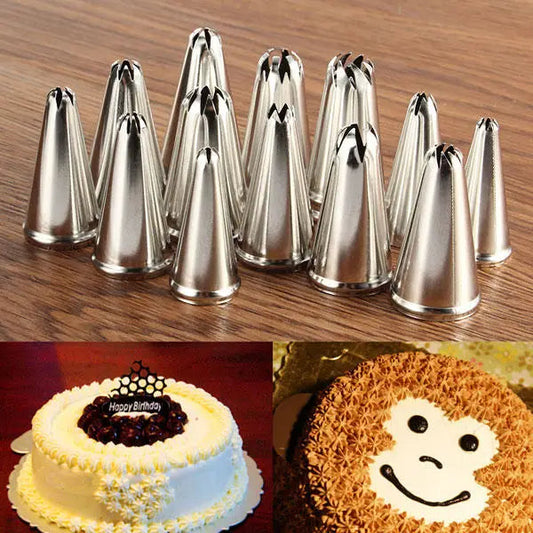 Flower Icing Nozzles - Cake Decorating Tool Set