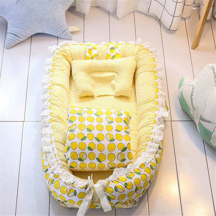 Foldable Child Safety Barrier Baby Bed Guardrail Anti-fall