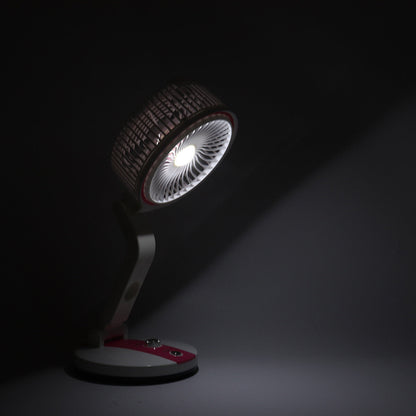 Foldable Mini Desktop Fan Usb Rechargeable Low Noise 2 Gear