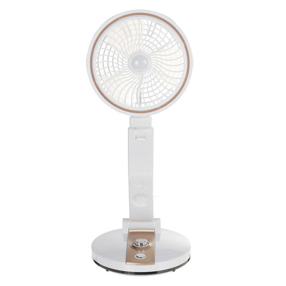 Foldable Mini Desktop Fan Usb Rechargeable Low Noise 2 Gear