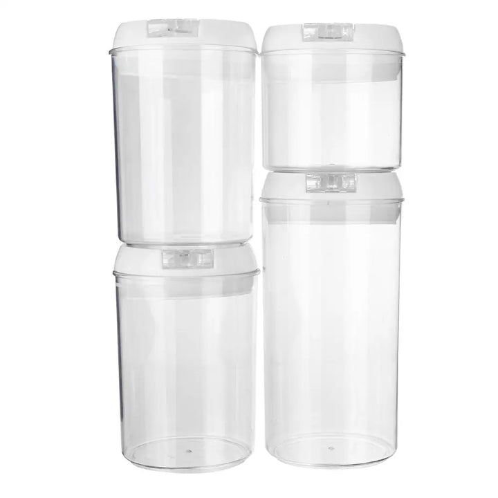 Food Storage Containers - 4pcs Airtight Plastic