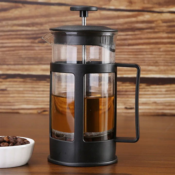 French Press Coffee/tea Brewer Stainless Steel Glass Pot