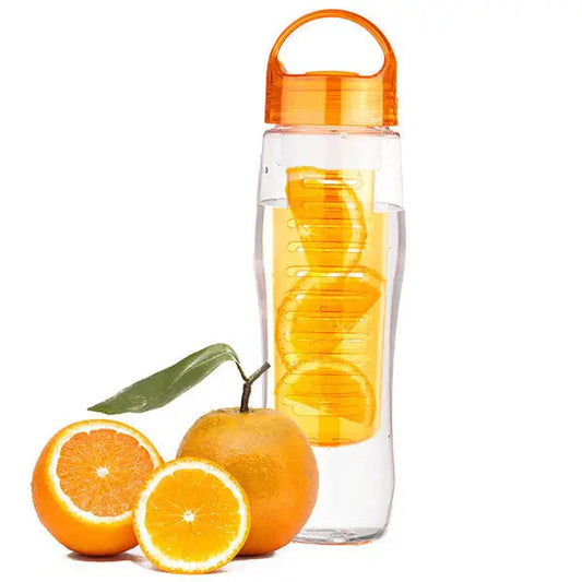 Fruit Infuser Water Bottle - 700ml Bpa-free Plastic