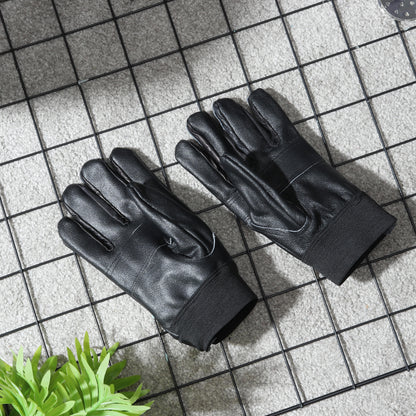 Gardening Work Protective Gloves Leather Puncture Resistant