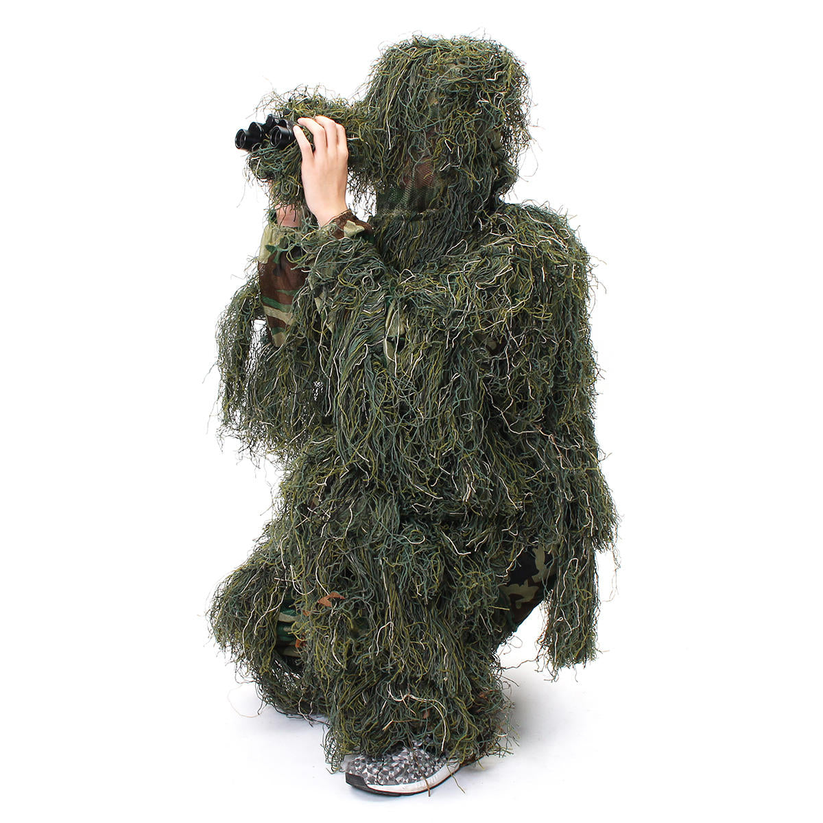 Ghillie Suit Camo 3d Woodland Camouflage Forest Hunting Hide