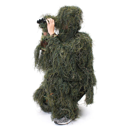 Ghillie Suit Camo 3d Woodland Camouflage Forest Hunting Hide