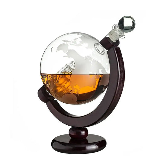 Glass Decanter - 850ml Whiskey Bottle Large Capacity
