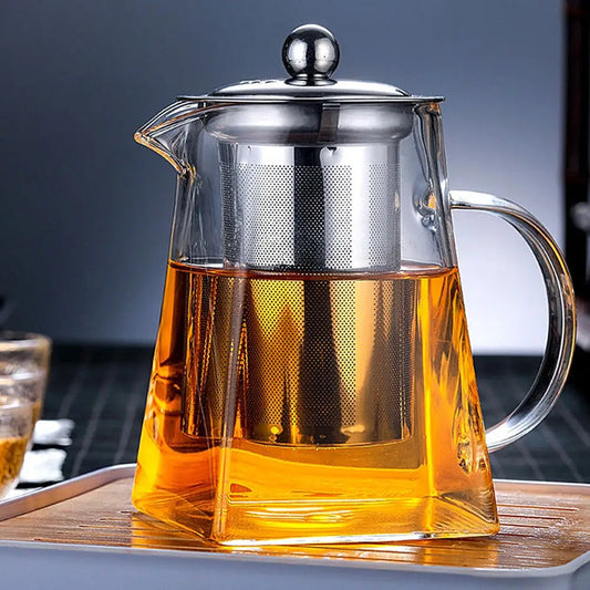Glass Teapot Infuser - Herbal Flower Tea Pot
