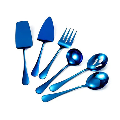 Gold Stainless Steel Western Tableware Set