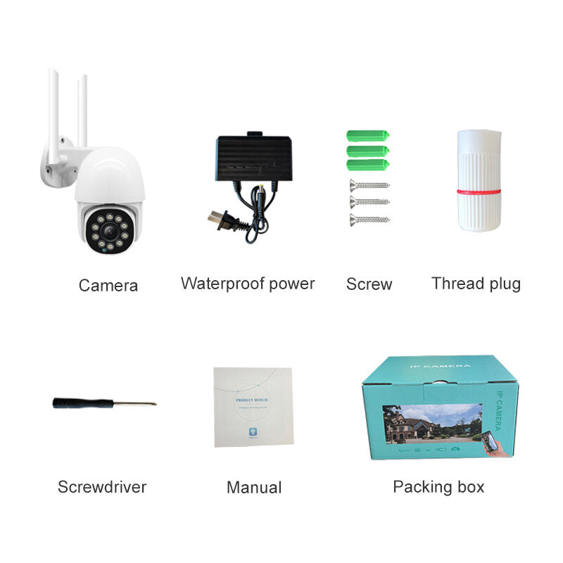 Guudgo 10 Led Light Hd 1080p Wifi Ip Camera Two Way Audio