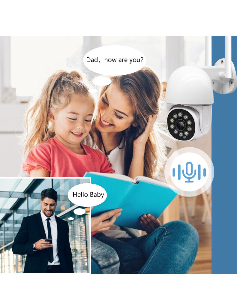 Guudgo 10 Led Light Hd 1080p Wifi Ip Camera Two Way Audio