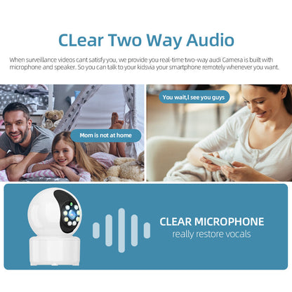 Guudgo 1080p 8 Led Indoor Ptz Wifi Ip Camera Two Way Audio