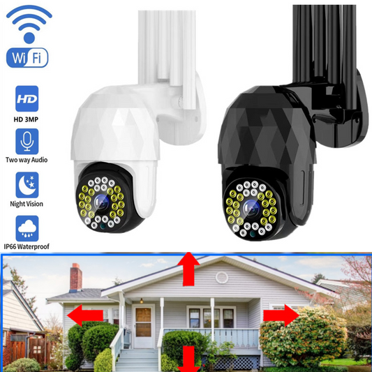 Guudgo 28led 5x Zoom Hd 3mp Ip Security Camera Outdoor Ptz