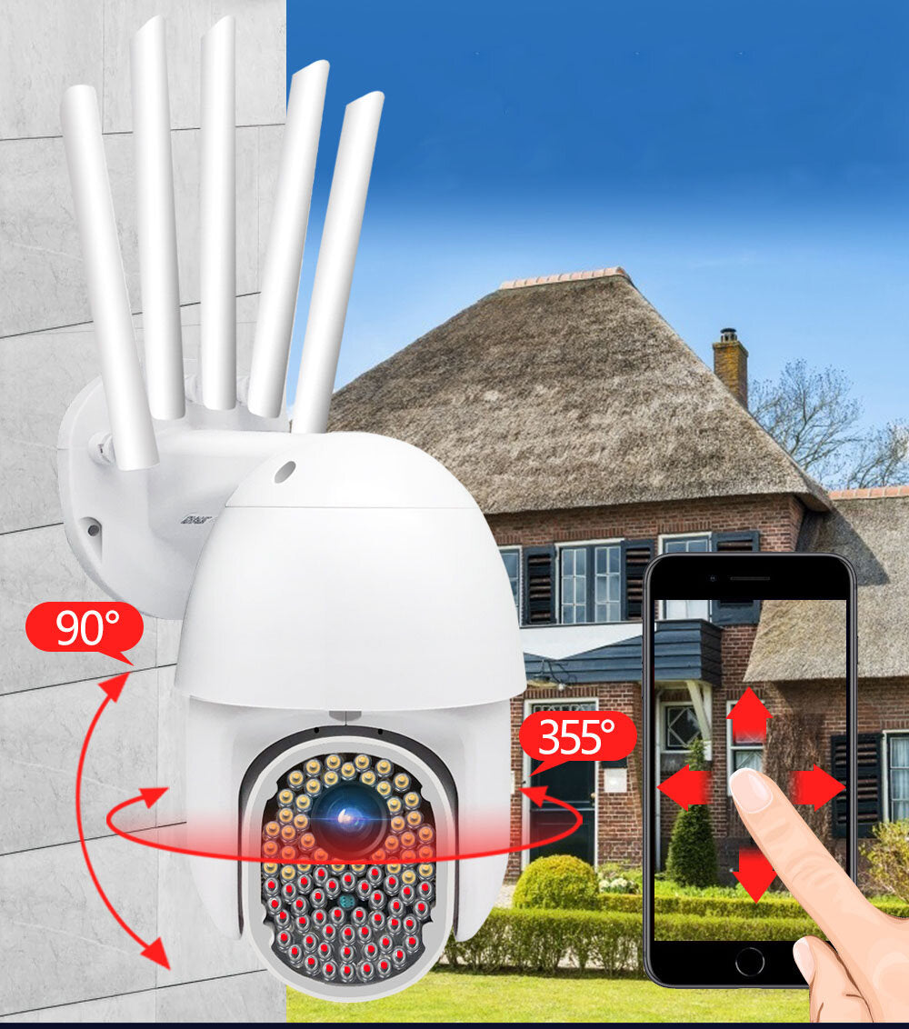 Guudgo 82 Led 1080p 2mp Ip Camera Outdoor Speed Dome
