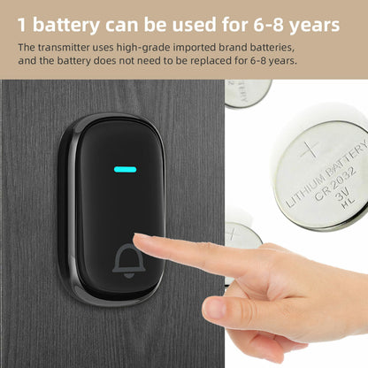 Guudgo Hd15 433mhz Led Indicator Wireless Doorbell